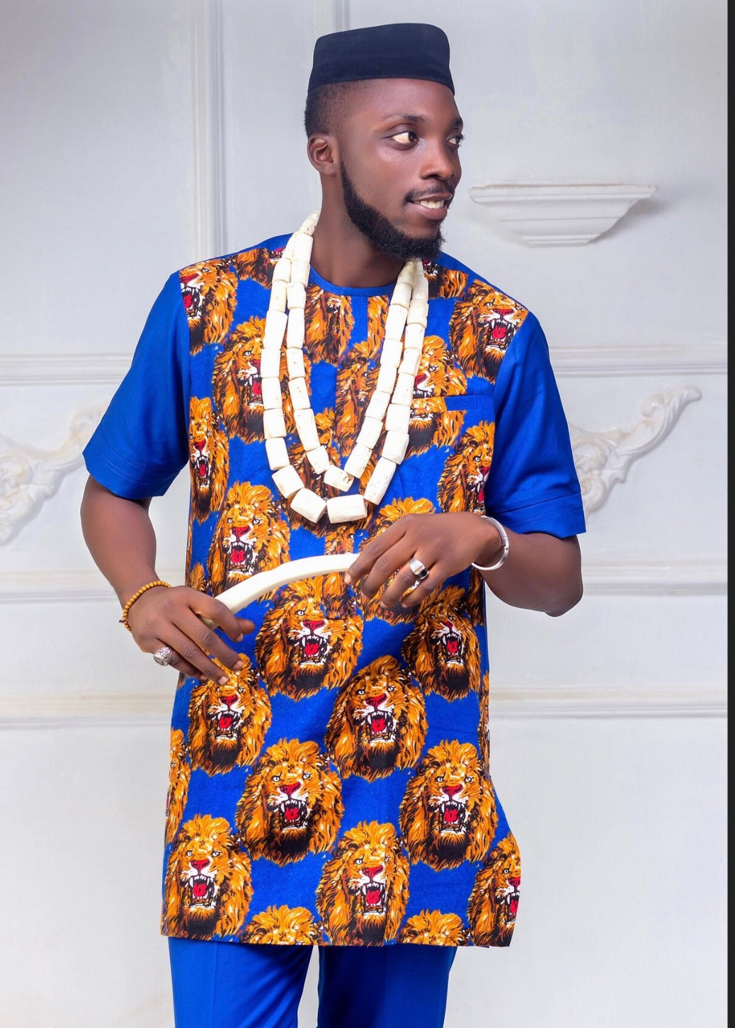 Jaro isi Agu 2pcs | Isi Agu long | Men’s top| Isi cotton| Igbo top