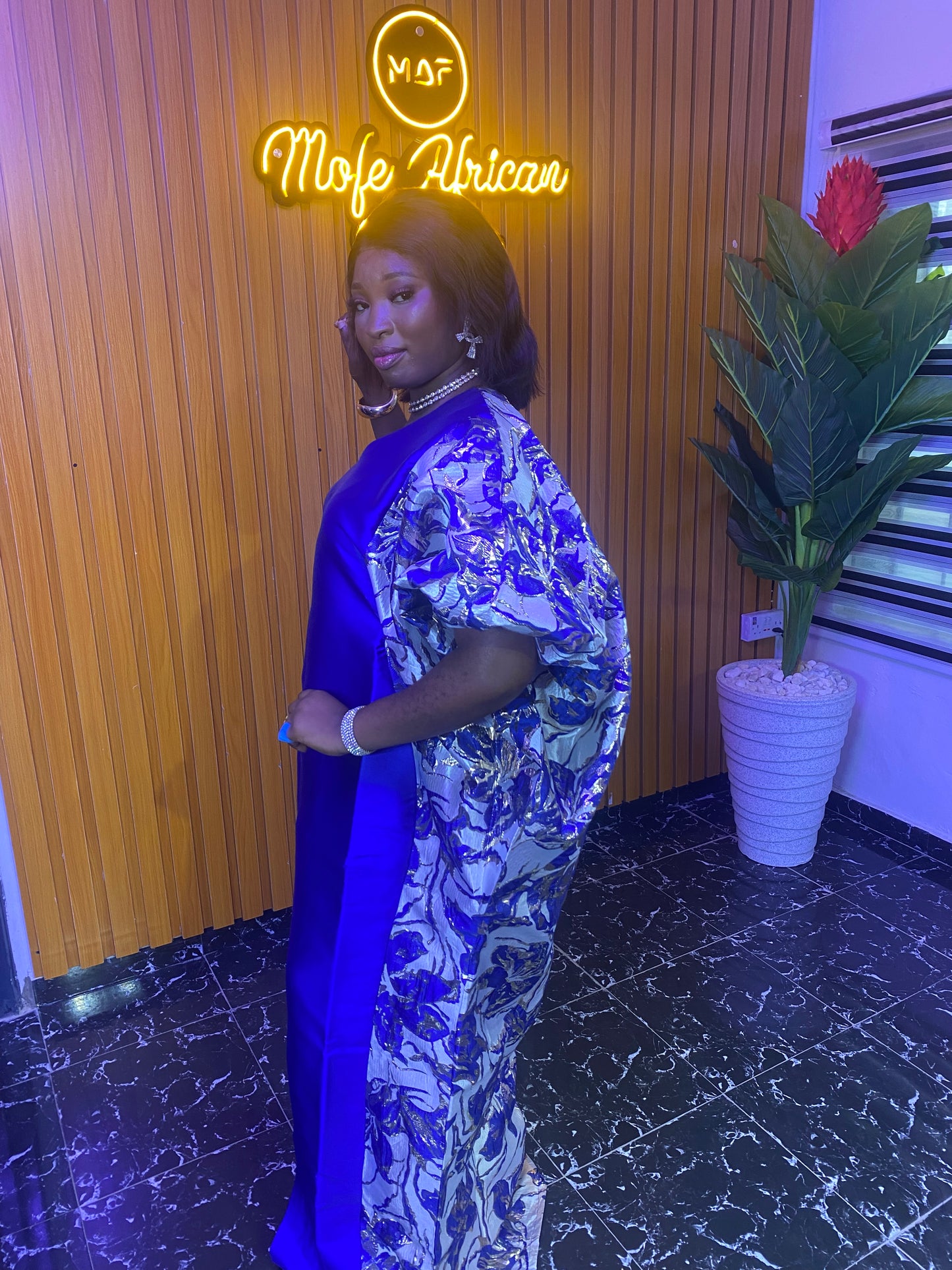 Idera 2Luxury brocade | Nigeria Bubu| Mikado mix with brocade| party dress| Kaftan | Nigeria bubu
