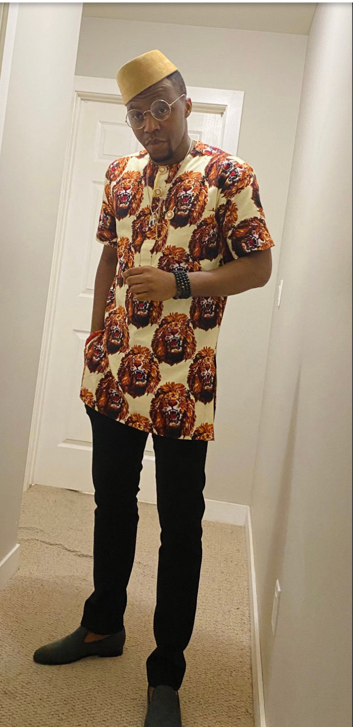 Tonny Isi Agu | Isi Agu long | Men’s top| Isi cotton