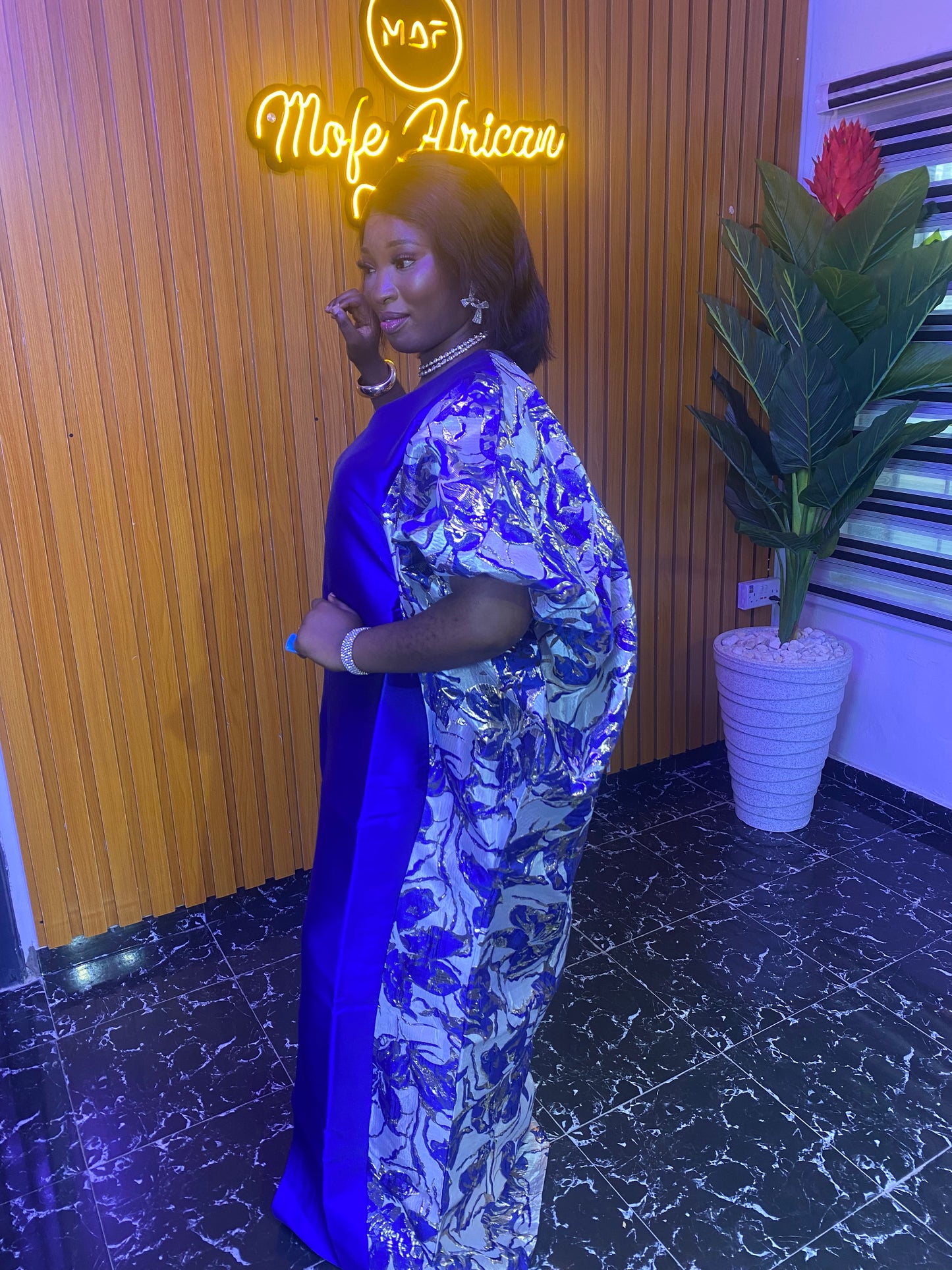 Idera 2Luxury brocade | Nigeria Bubu| Mikado mix with brocade| party dress| Kaftan | Nigeria bubu