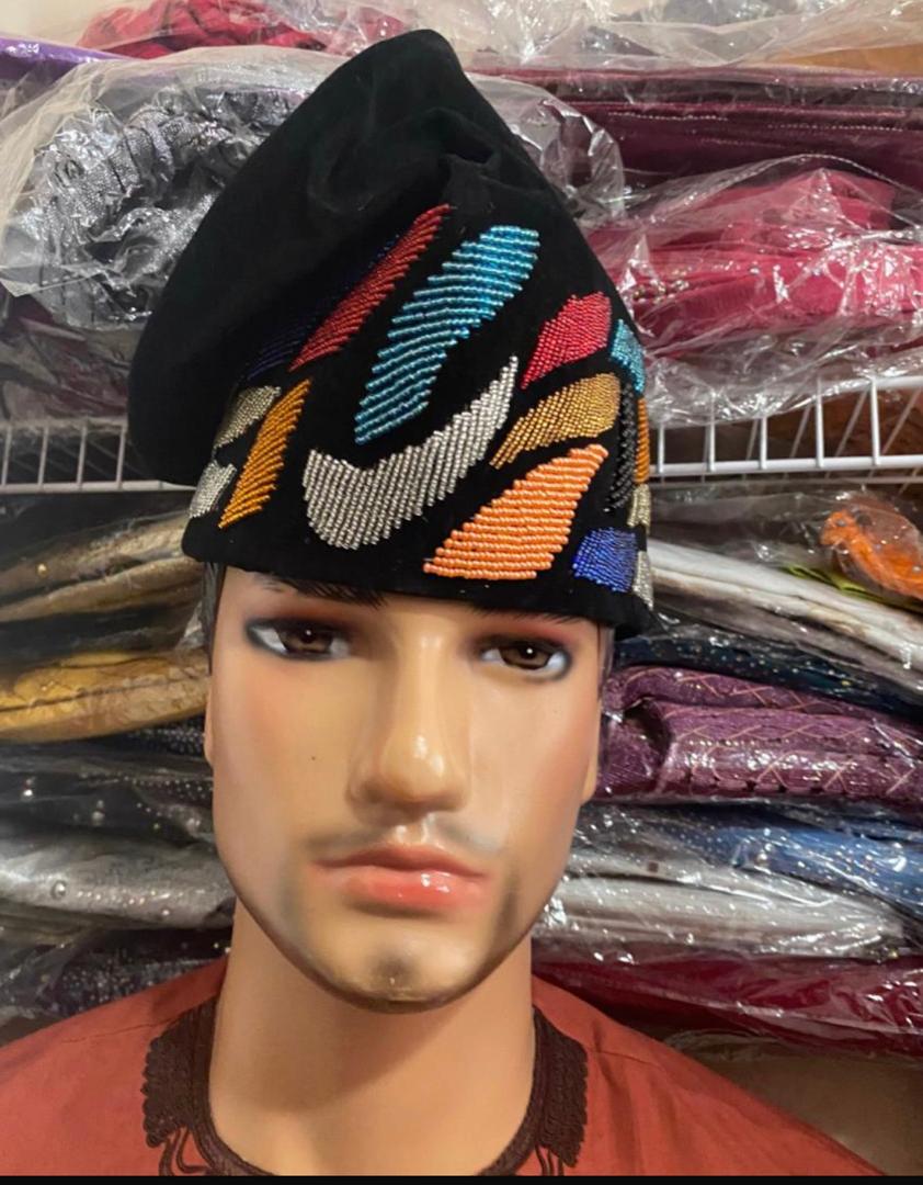 Hand Beaded Hat