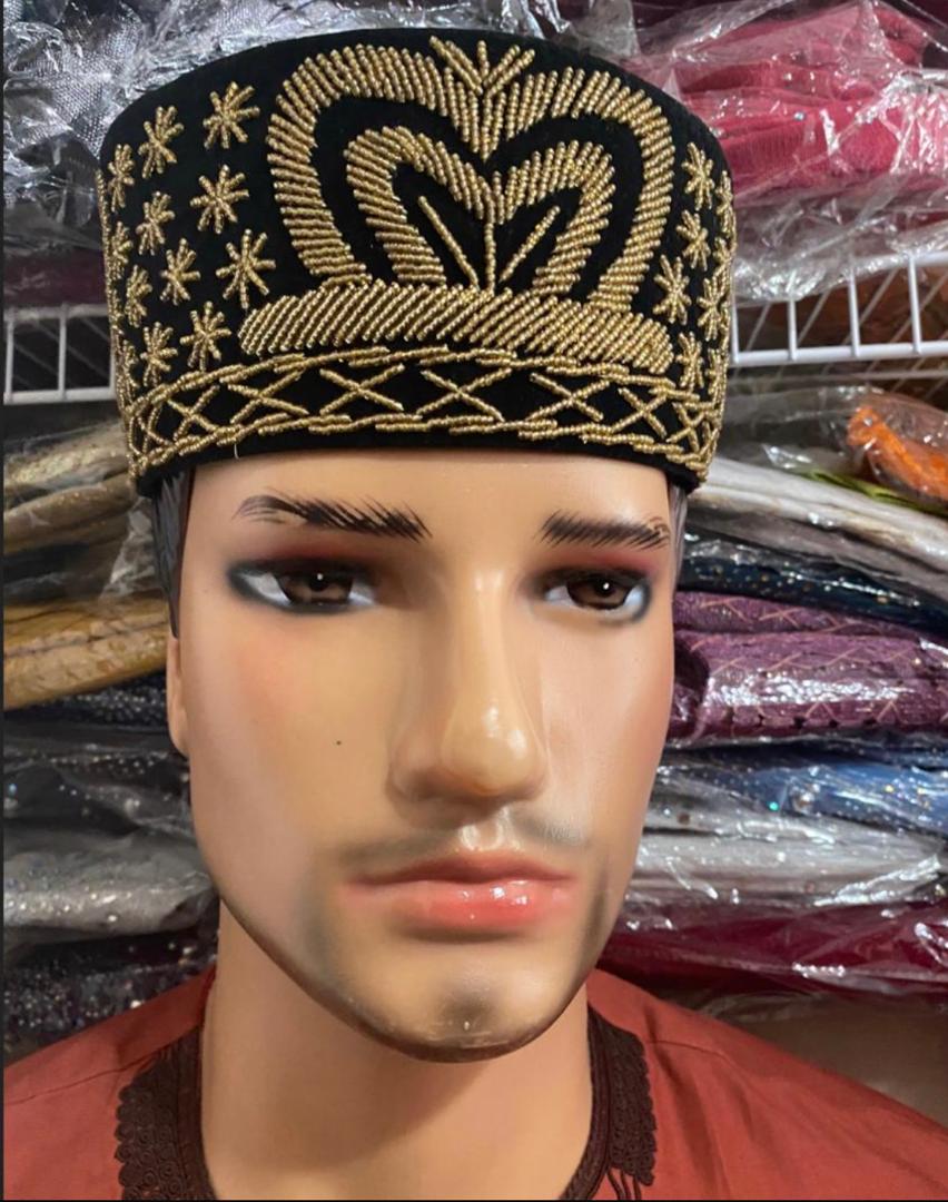 Hand Beaded Hat