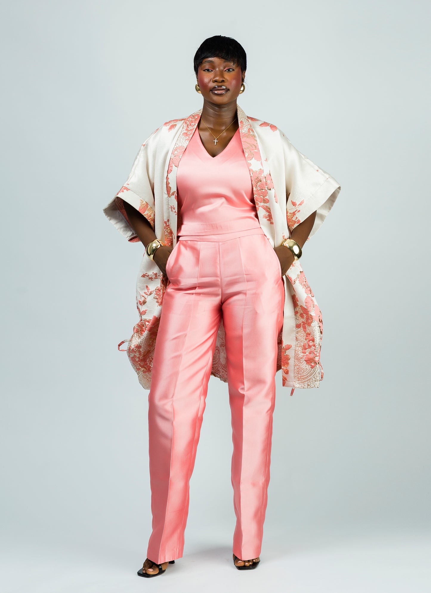 Momi luxury  brocade |3pcs    brocade and Mikado | Nigeria Bubu | Kaftan