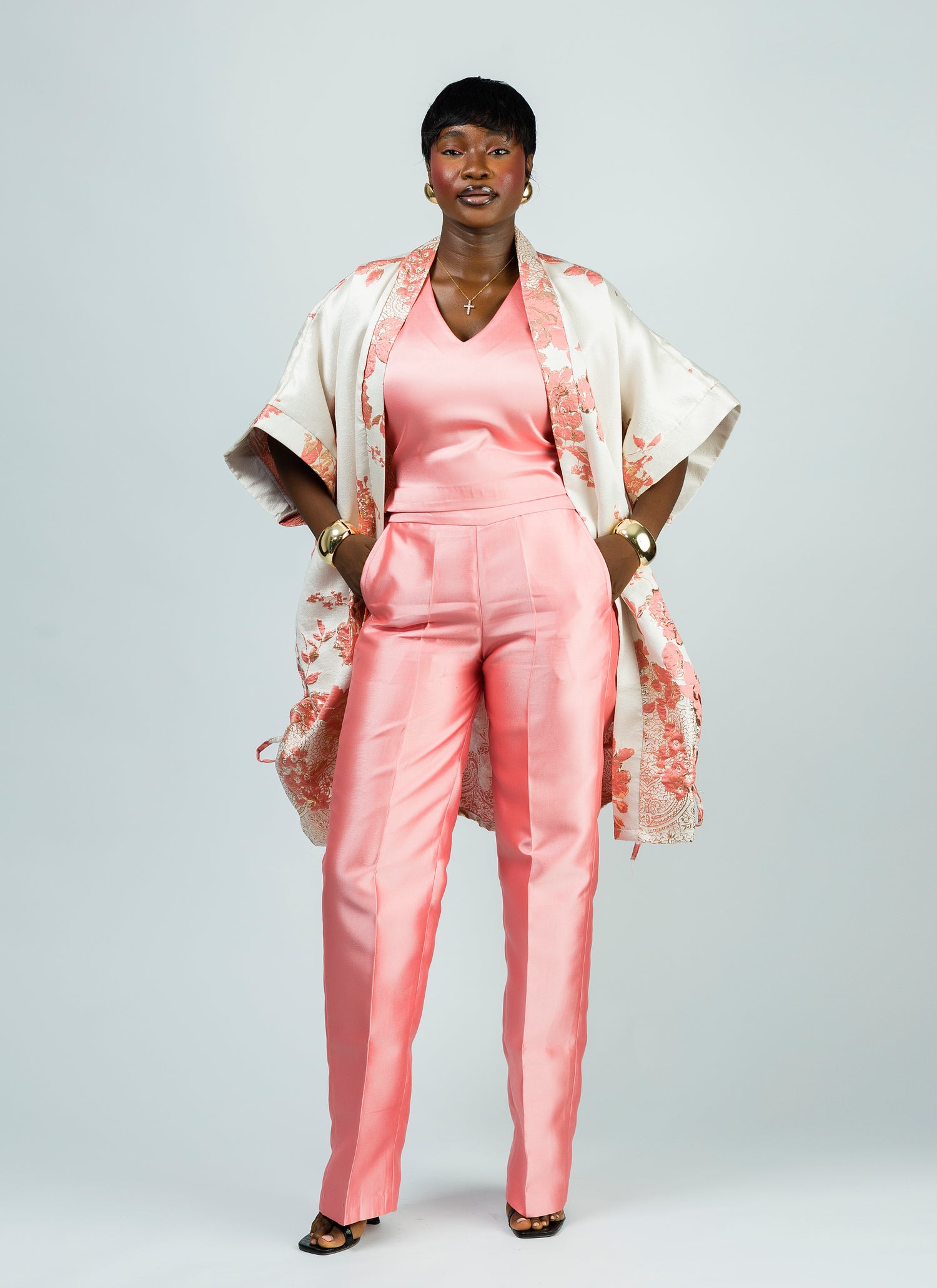 Momi luxury  brocade |3pcs    brocade and Mikado | Nigeria Bubu | Kaftan