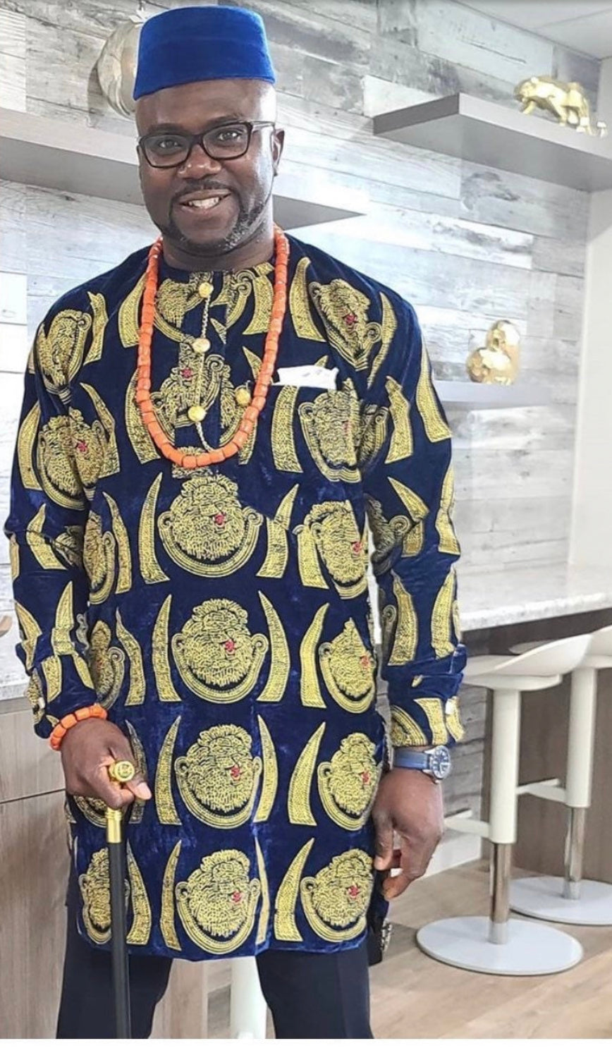 Victor  Isi Agu| long sleave sleave shirt | velvet isi agu