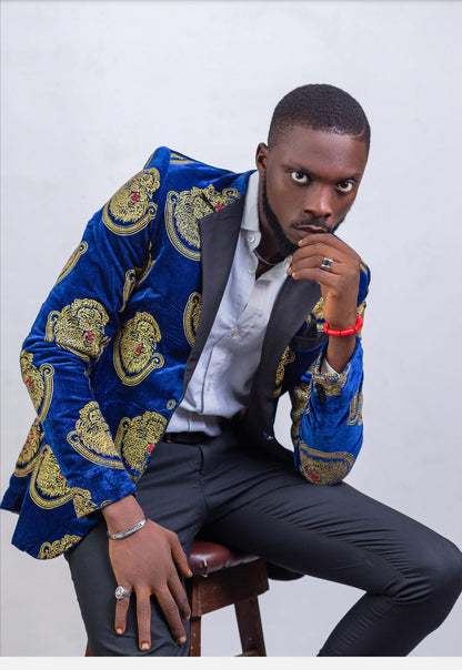 Uju Isi Agu| African isi Agu blazer| Igbo blazer| Men’s suit| couple outfit