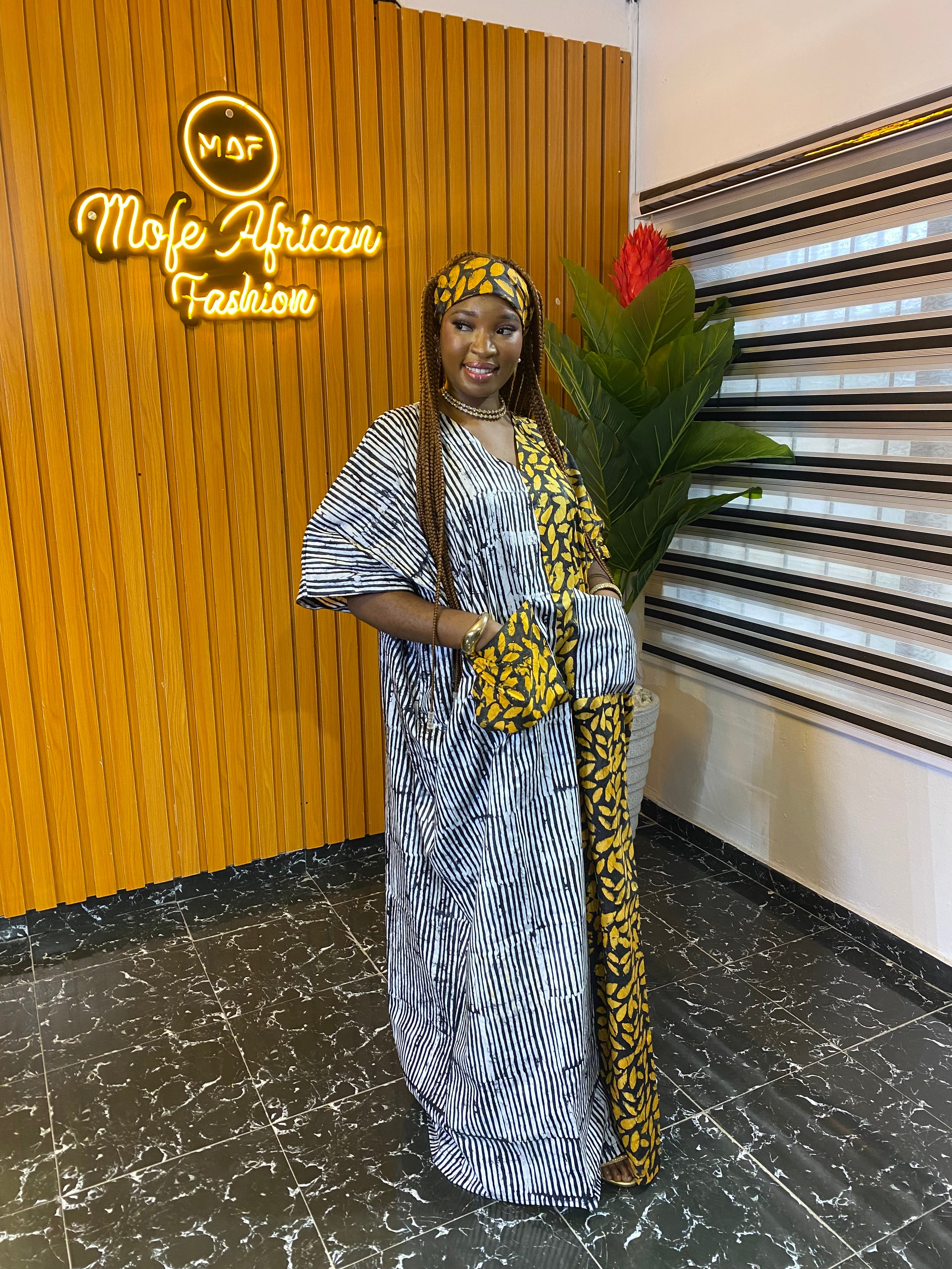 Seyifunmi 2 brocade  | Nigeria Bubu|work Adire dress| Adire with sequnce| Owambe outfit| Party dress| Luxury Adire (Copy)