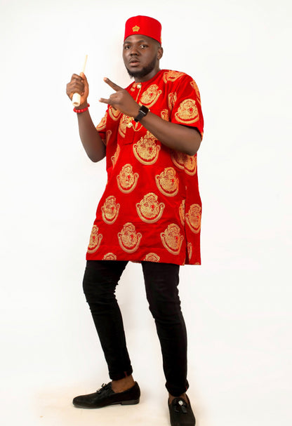 Stanley Isi Agu| Shirt sleave shirt | velvet isi agu
