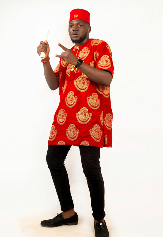 Stanley Isi Agu| Shirt sleave shirt | velvet isi agu