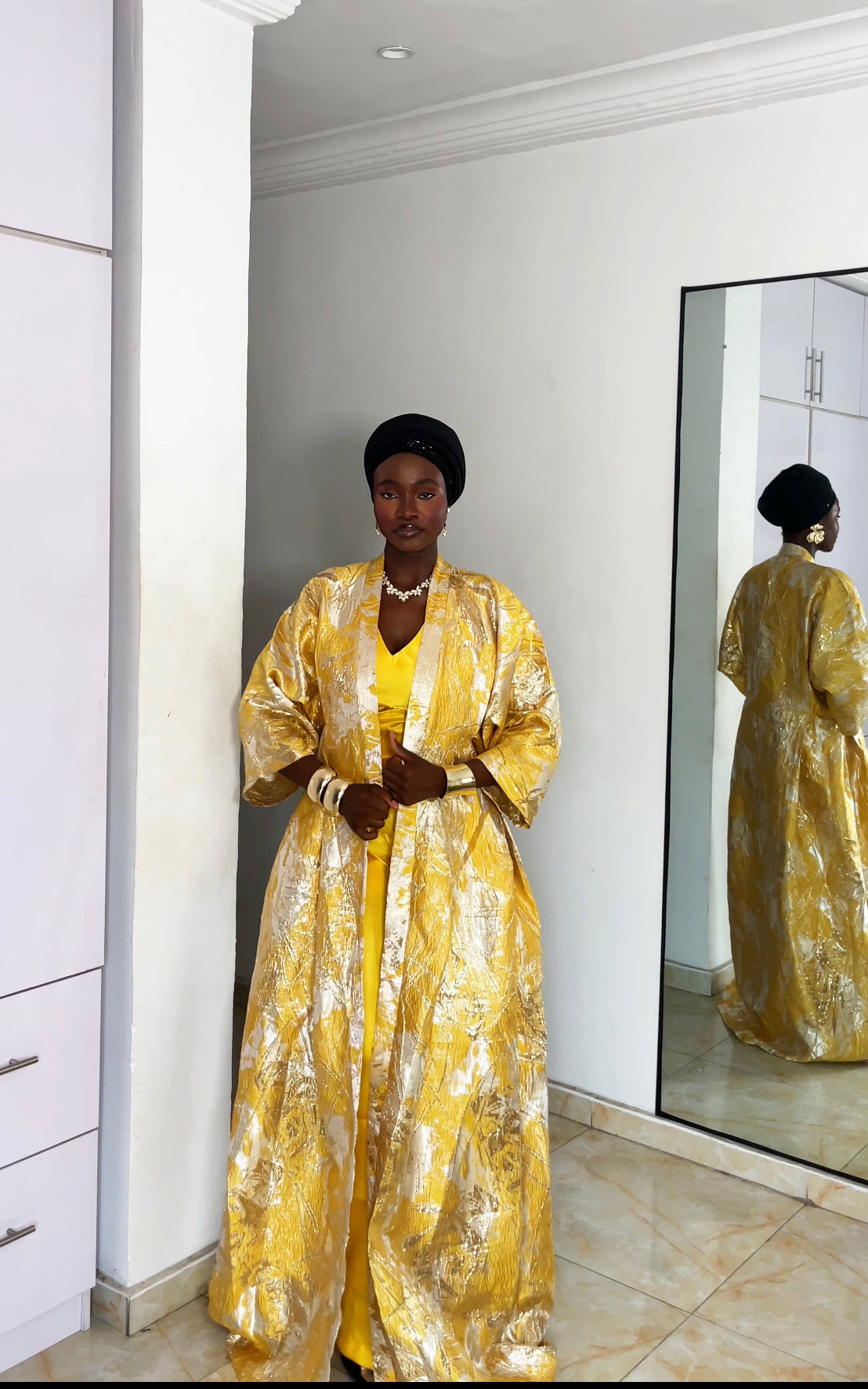 Omotayo  luxury  brocade |3pcs    brocade and Mikado | Nigeria Bubu | Kaftan