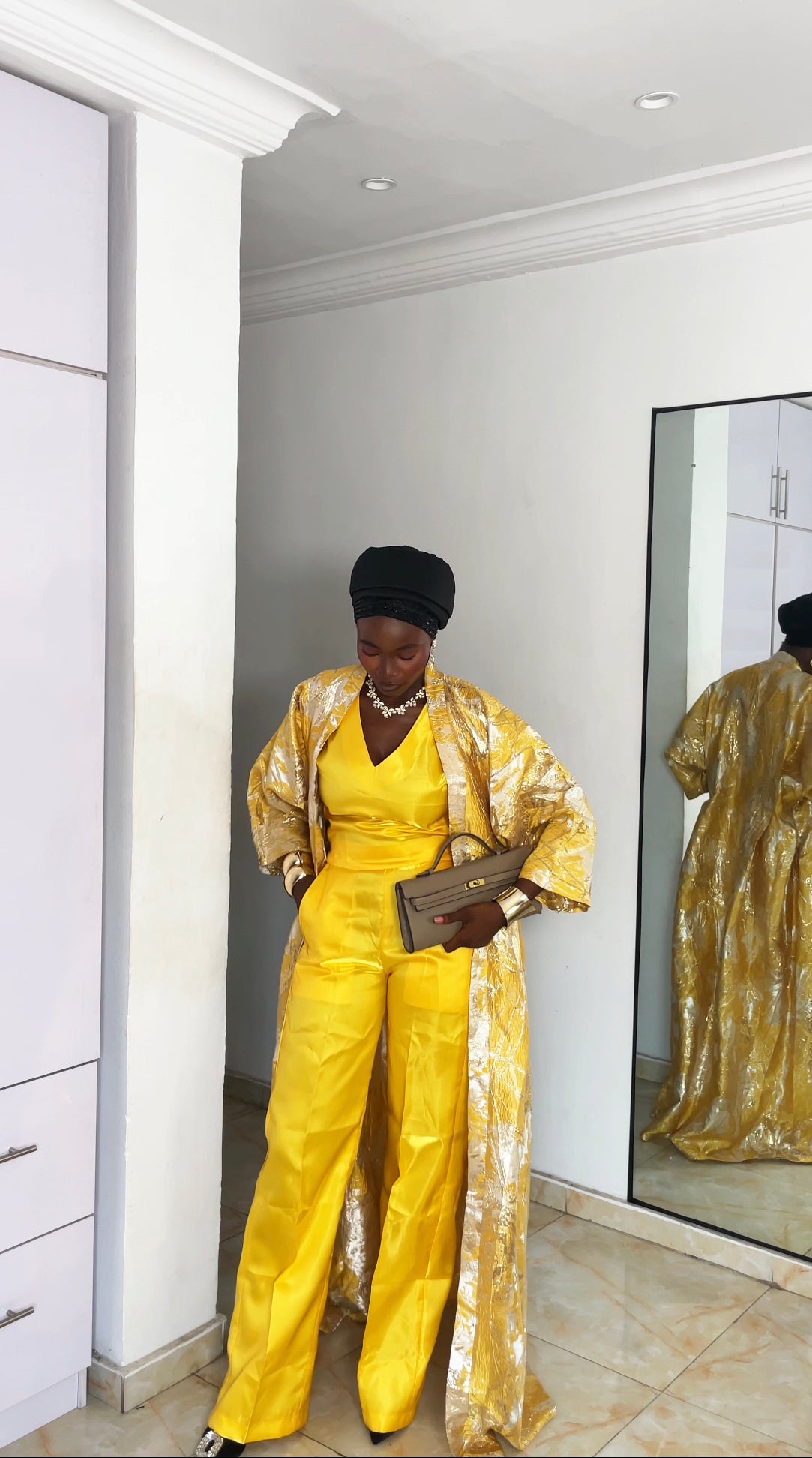 Omotayo  luxury  brocade |3pcs    brocade and Mikado | Nigeria Bubu | Kaftan