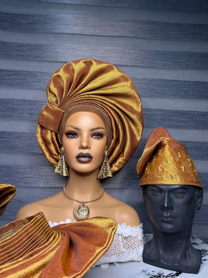 Yemi Autogele| Nigerian Gele| Party Autogele | Bridal Autogele | wedding Autogele