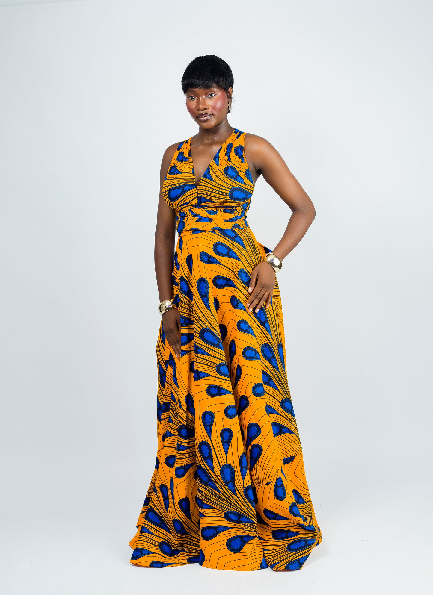 Jane African Print Infinity Maxi Dress, Infinity Dress, African Prints, Ankara Dress, African cloting for Women, African Clothing, African dress