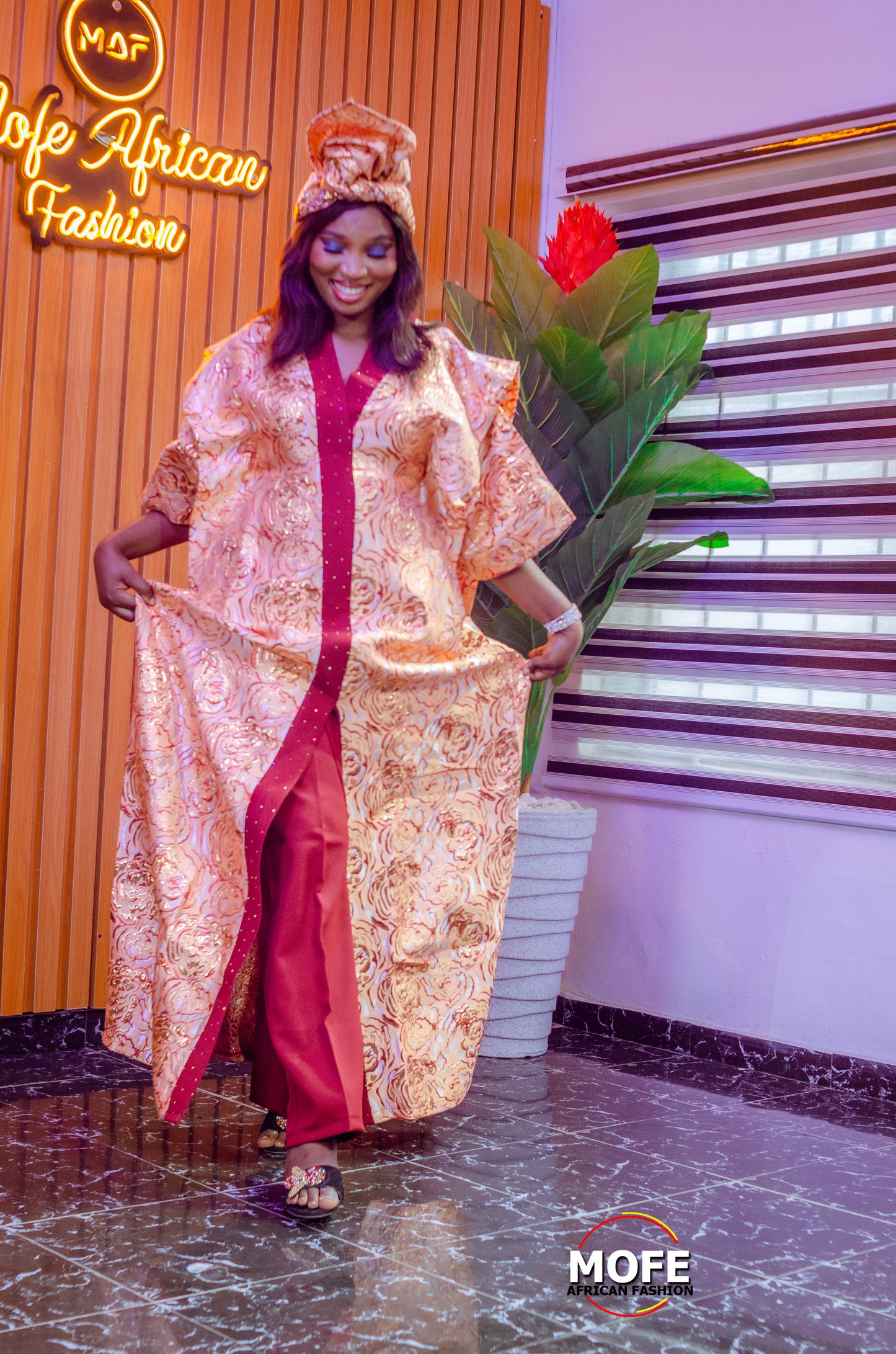 Ani luxury  brocade |2pcs   brocade and Mikado | Nigeria Bubu | Kaftan (Copy)