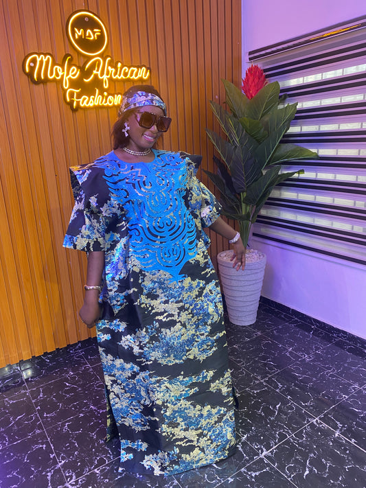 Demilade brocade  | Nigeria Bubu| part dress| Nigerian Owambe outfit | Luxury brocade