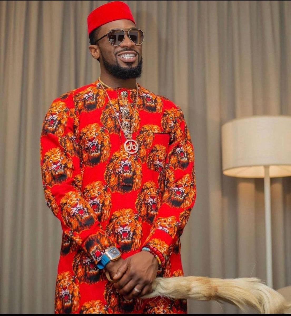Solo Isi Agu | Isi Agu long | Men’s top| Isi cotton| Igbo top