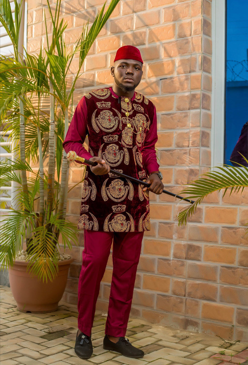 JarJerry isi agi 2pcs | Isi Agu long | Men’s top| Isi cotton| Igbo top