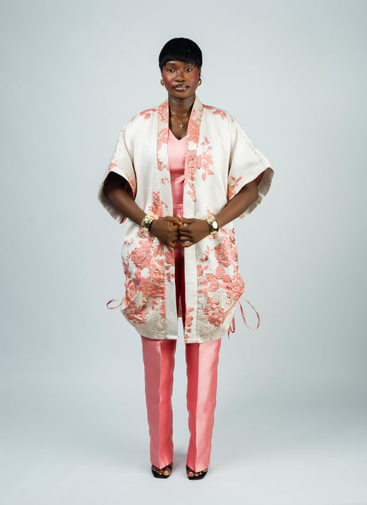 Momi luxury  brocade |3pcs    brocade and Mikado | Nigeria Bubu | Kaftan