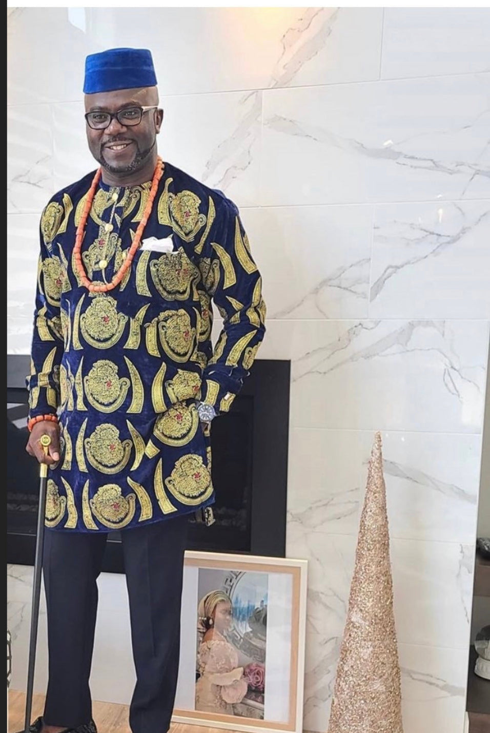 Victor  Isi Agu| long sleave sleave shirt | velvet isi agu