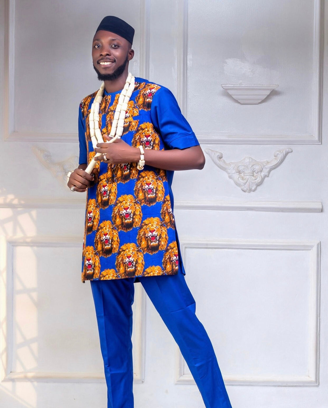 Jaro isi Agu 2pcs | Isi Agu long | Men’s top| Isi cotton| Igbo top