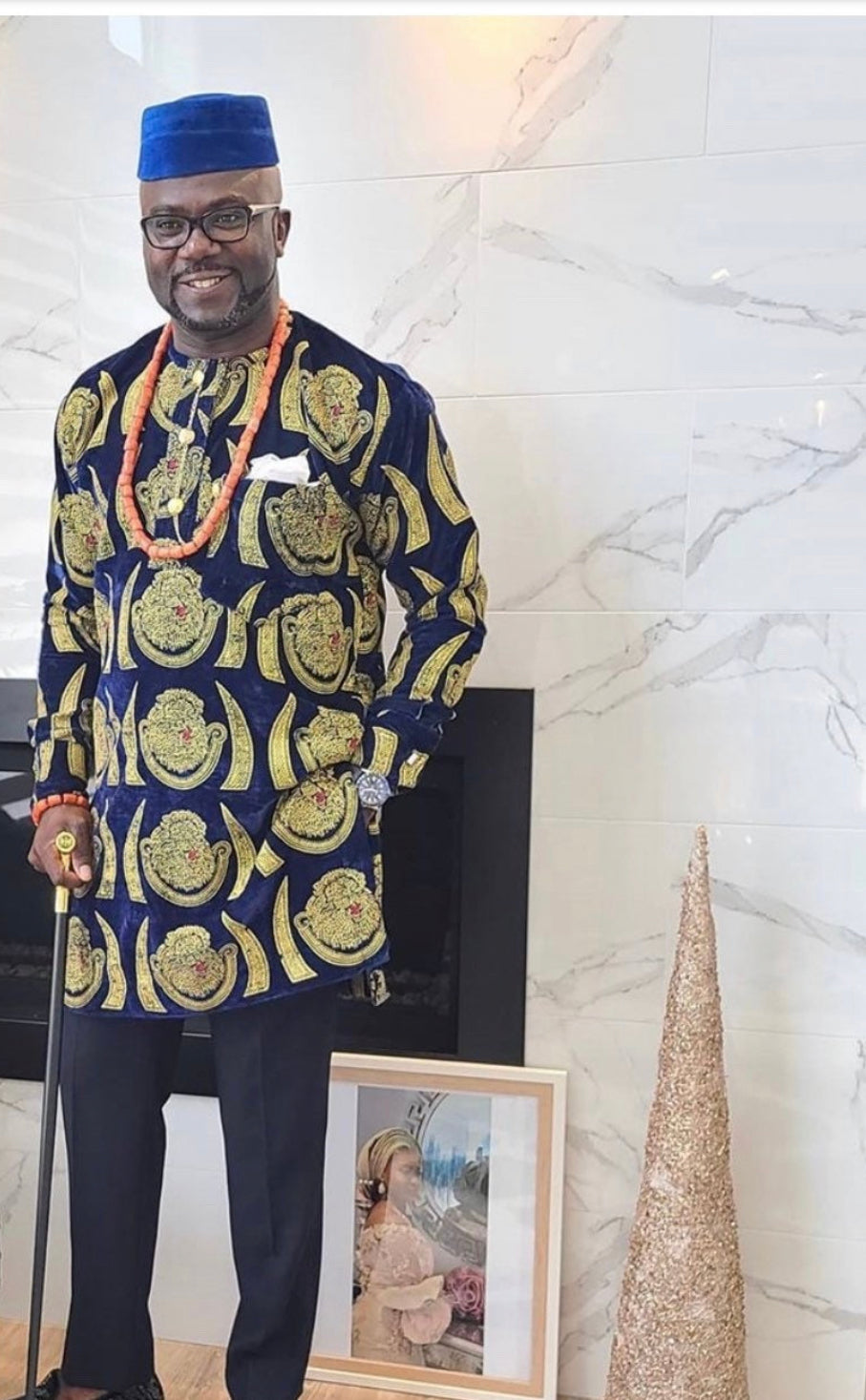 Victor  Isi Agu| long sleave sleave shirt | velvet isi agu