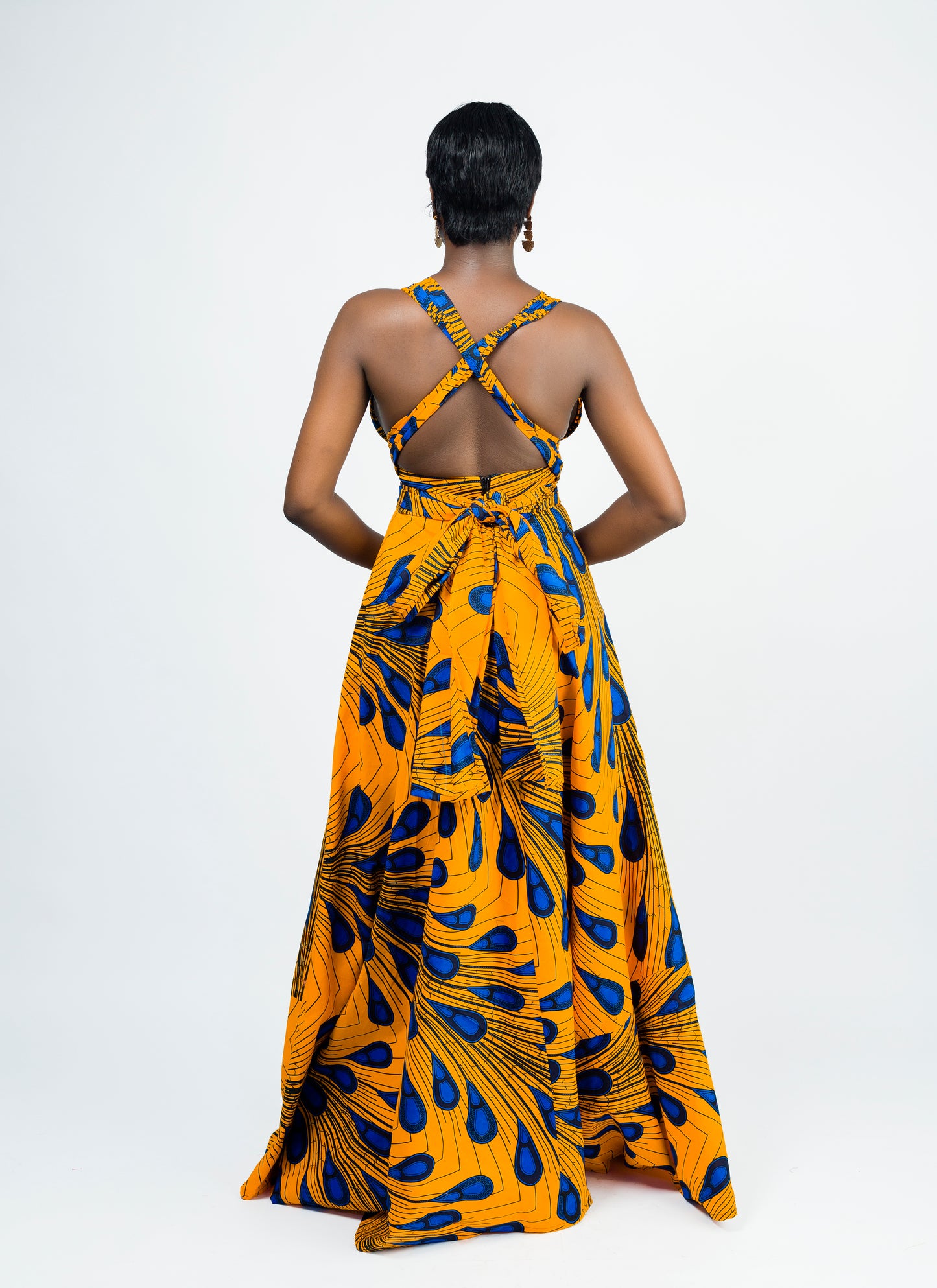 Jane African Print Infinity Maxi Dress, Infinity Dress, African Prints, Ankara Dress, African cloting for Women, African Clothing, African dress