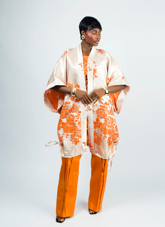 Teniola luxury  brocade |3pcs    brocade and Mikado | Nigeria Bubu | Kaftan