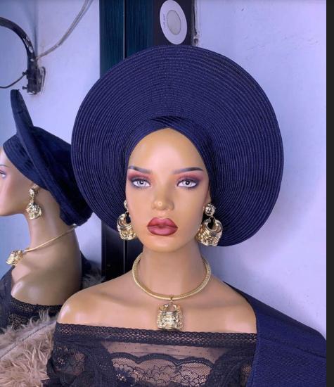 Wumi Aso oke Gele | NigerianAutogele| Bridal Aso Oke | Wedding Autogele