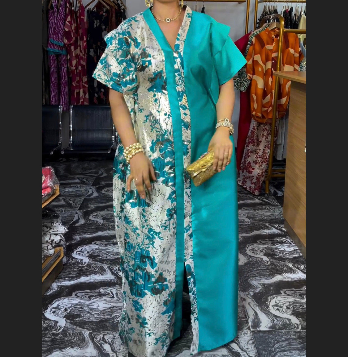 Anu Maxi Dress| African Women dress| women cloth | African bubu