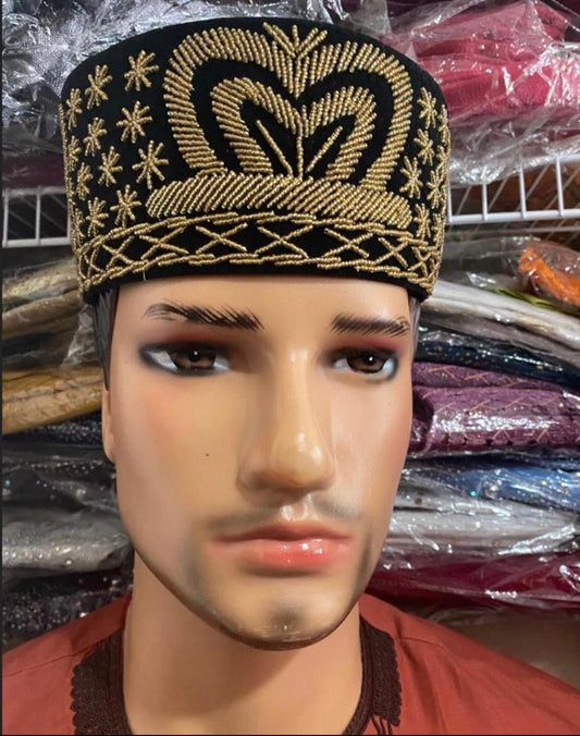 Hand Beaded Hat