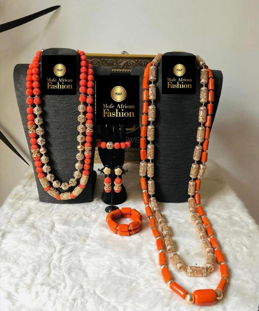 Anita Benin Coral Bead| Wedding bead| Couple bead