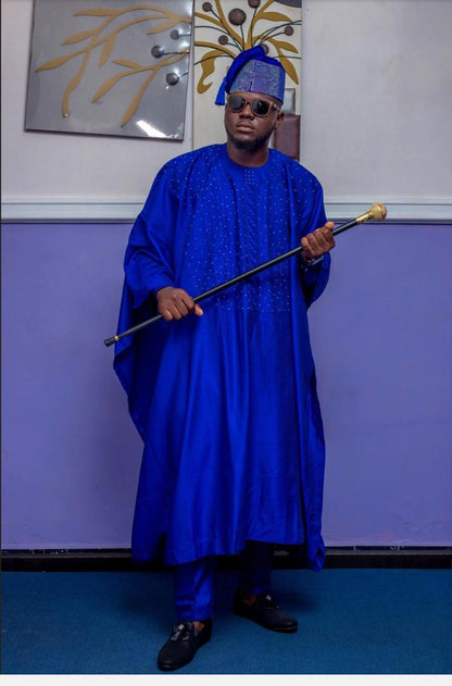 Gbada Agbada Set| Nigeria Agbada | Men’s 3pcs | Wedding outfit